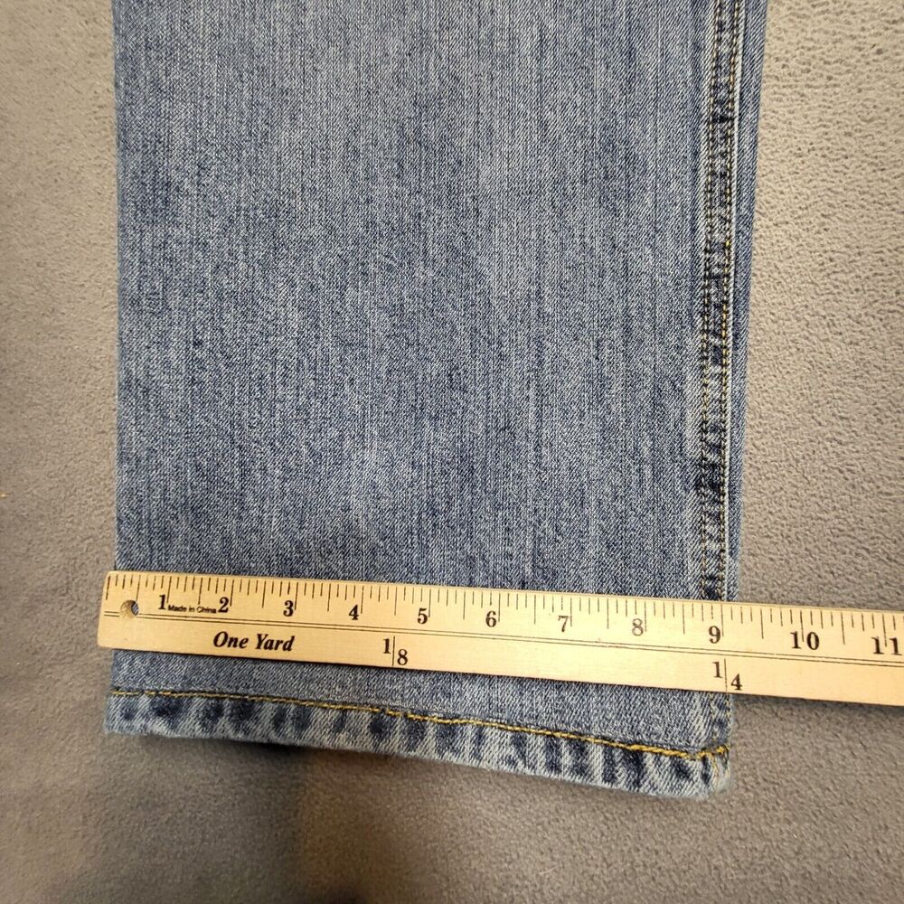 Cinch Jeans Mens 38x27 Blue Denim Relaxed Fit Straight Leg Distressed Denim - Picture 6 of 11